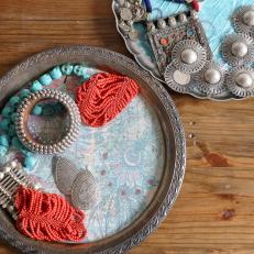 Bohemian-Inspired Vintage Trays