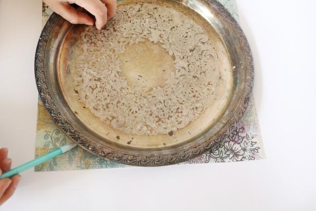 How to Give Vintage Trays a Boho-Chic Look