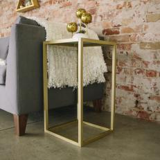 Detailed Look at Gold, Hollywood Regency End Table