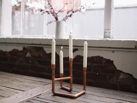 How to Make a Copper Pipe Candelabra