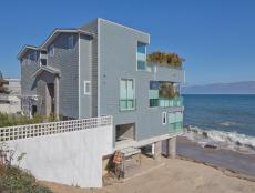 Exterior: Modern Beach House in Malibu, Calif.