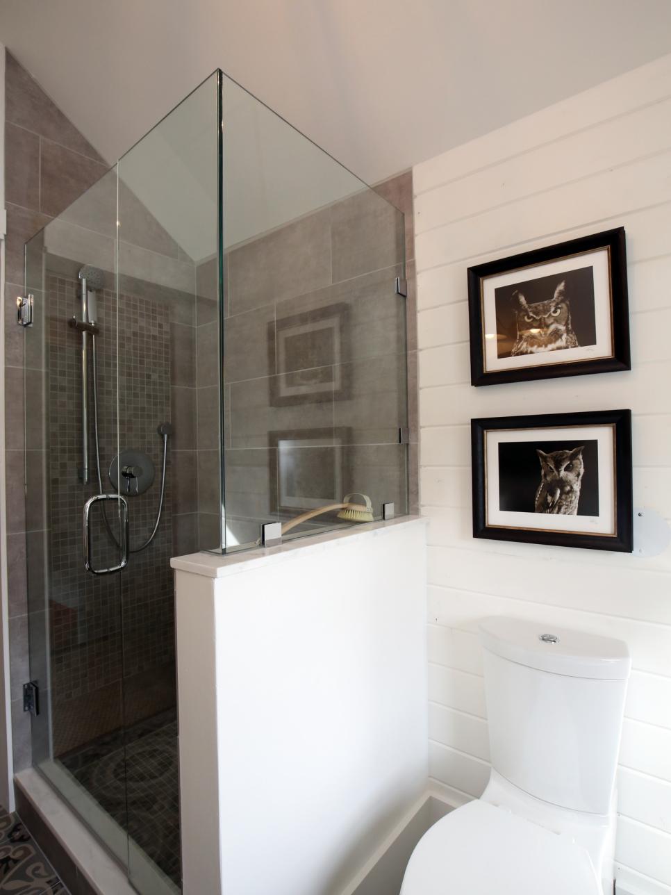  Glass  Shower  in Small Bathroom HGTV