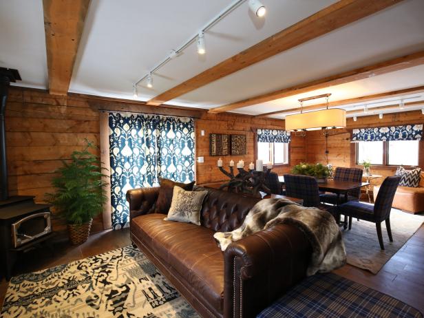 Combined Living and Dining Room for Larger Feel | HGTV