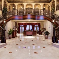 Double Staircase: Lavish Mediterranean Masterpiece in Frisco, Texas