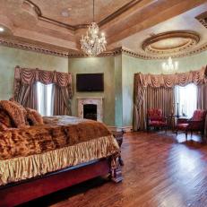 Master Bedroom: Lavish Mediterranean Masterpiece in Frisco, Texas