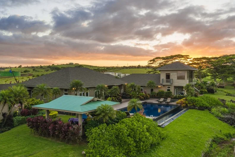 Omao House with Custom Pool, Gardens