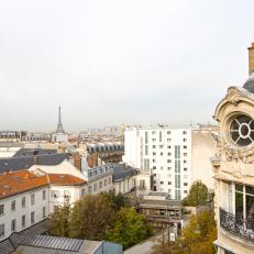 Rooftop View: Tres Chic Triplex in Paris, France