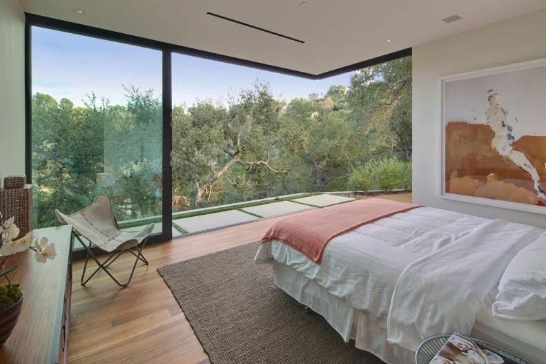 White Bedroom With Picture Window
