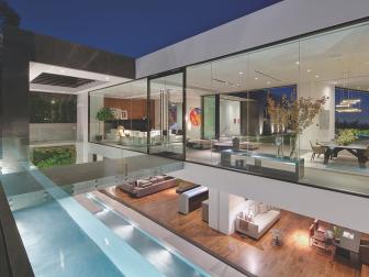 Infinity Pool and Contemporary Home 