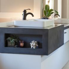 Spa-Inspired Sinks in Master Suite