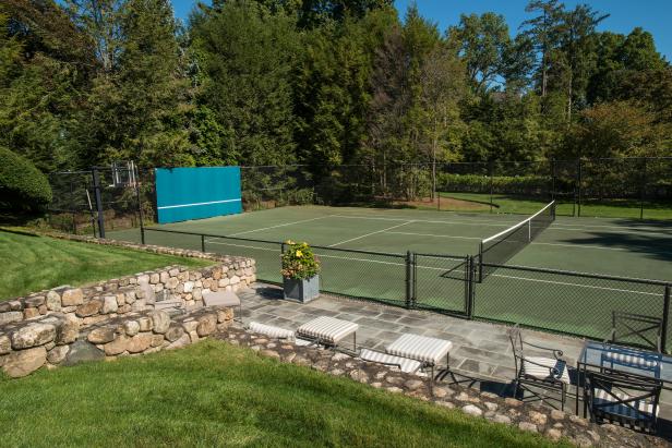 Green Tennis Court