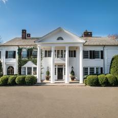 Photos Hgtv Exterior Pristine Georgian Colonial In Greenwich Conn