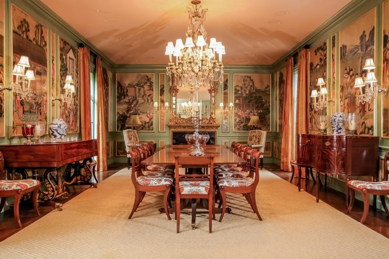 Dining Room: Historic Manor House in Newport, RI