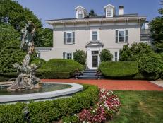 Home Exterior: Historic Manor House in Newport, RI