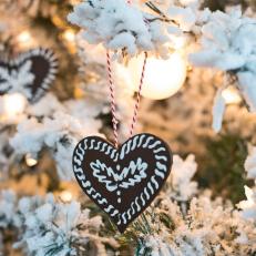 Heart Shaped Gingerbread Ornament