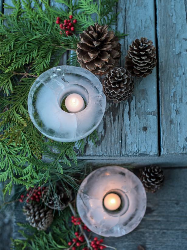 Holiday Ice Lanterns