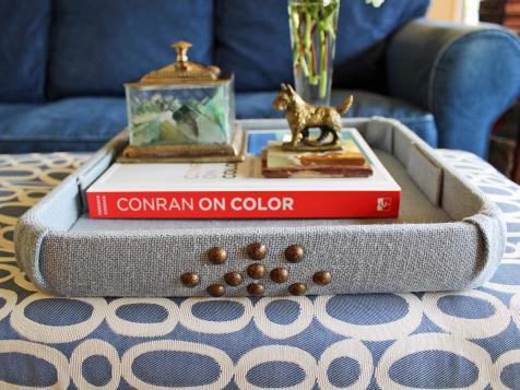 How to Craft a Trendy Fabric-Covered Tray