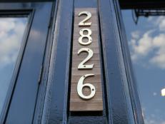 stylish rustic style house numbers