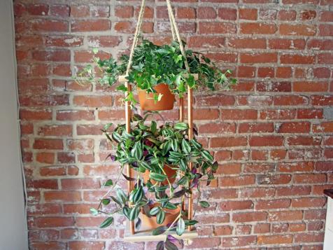 How to Make a Hanging Copper Planter