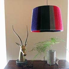 Colorful Yarn Lampshade