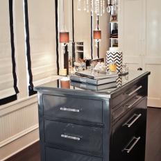 Jewelry Dresser in Luxury Dressing Room