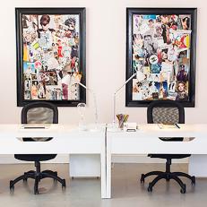 Fashion Collages Give Inspiration to Modern Office