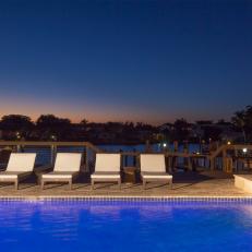 Resort-Like Swimming Pool With Lounge Seating