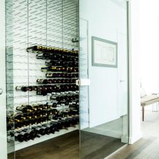 Sleek & Modern Wine Cellar 