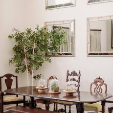 Traditional Dining Room Boasts Mixture of Chairs