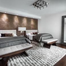 Contemporary Guest Bedroom is Oasis Away From Home