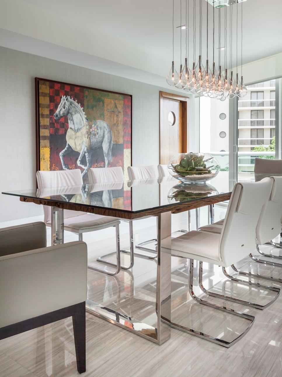 dining contemporary 2id interiors sophisticated hgtv