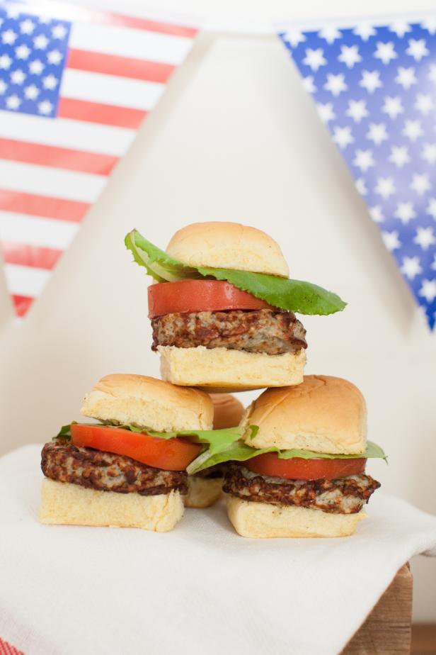 fourth of july party burgers