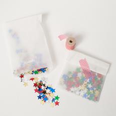 Star-Shaped Confetti Bags