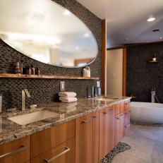 Bathroom Elements Highlight Beauty of Nature