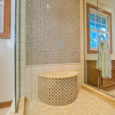 Photos Hgtv Mosaic Tile Accent Wall In Shower
