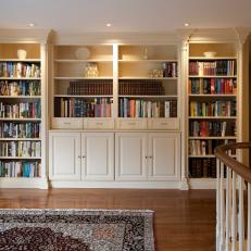 Elegant Bookshelf Provides Beauty and Storage