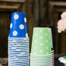 Patterned Paper Cups