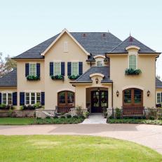 Grand French Country Estate Boasts Manicured Lawns 