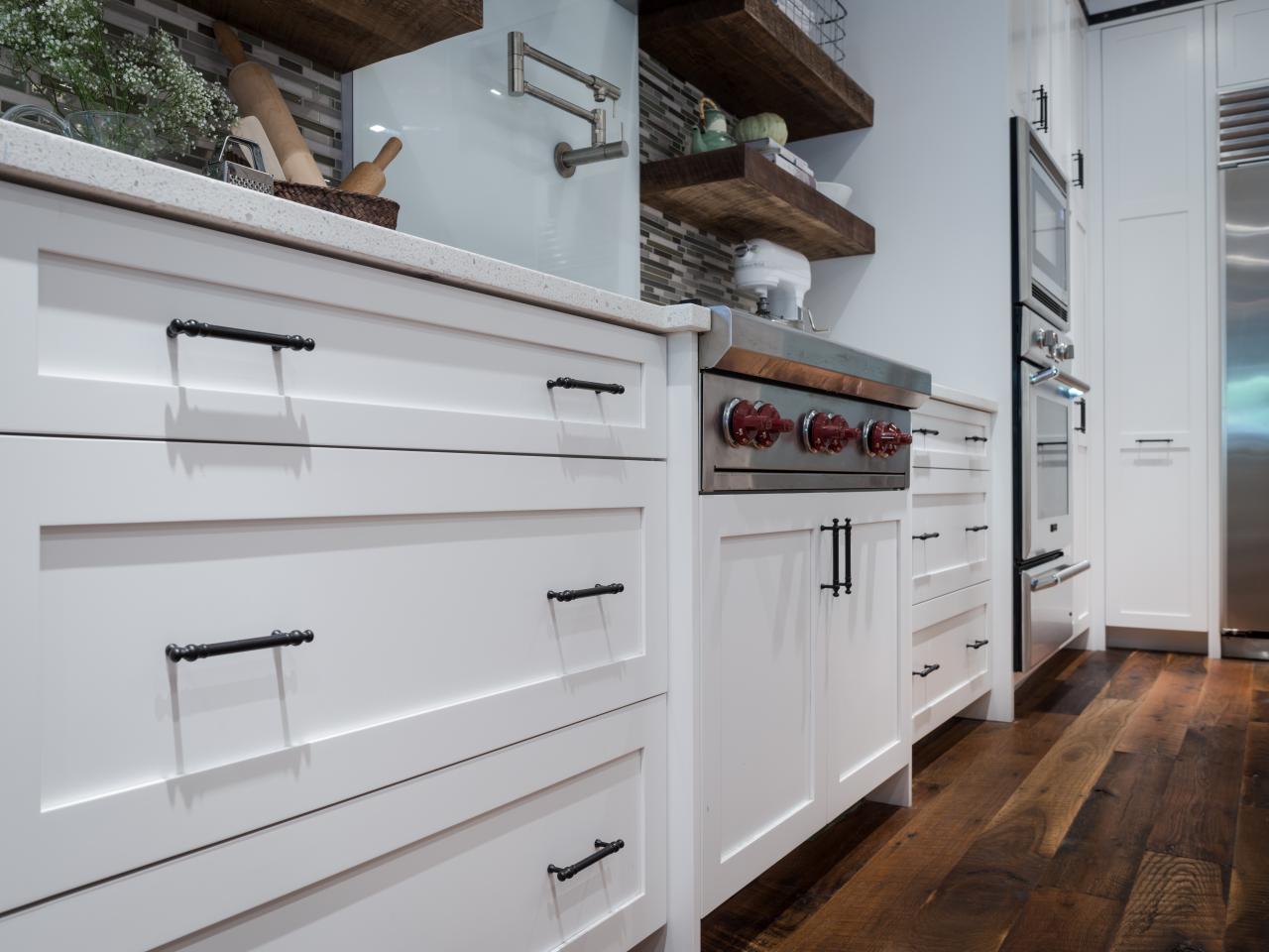Rustic Trim Meets Modern Cabinetry And