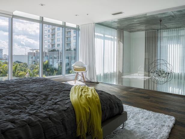 two windows in bedroom