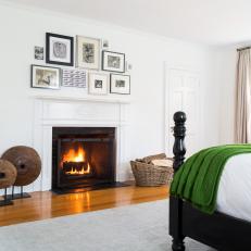Master Bedroom Suite With Fireplace