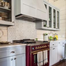Purple Oven Pops in Neutral Country Kitchen