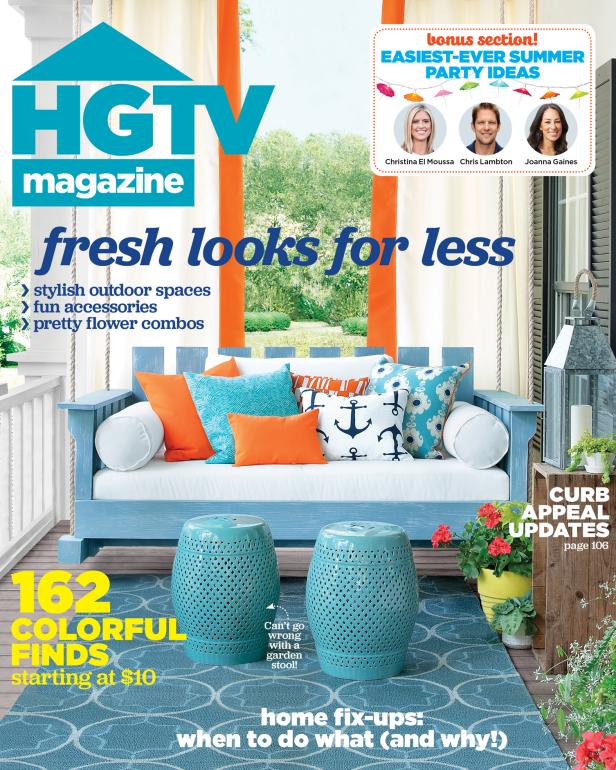 HGTV Magazine July/August 2015 Cover