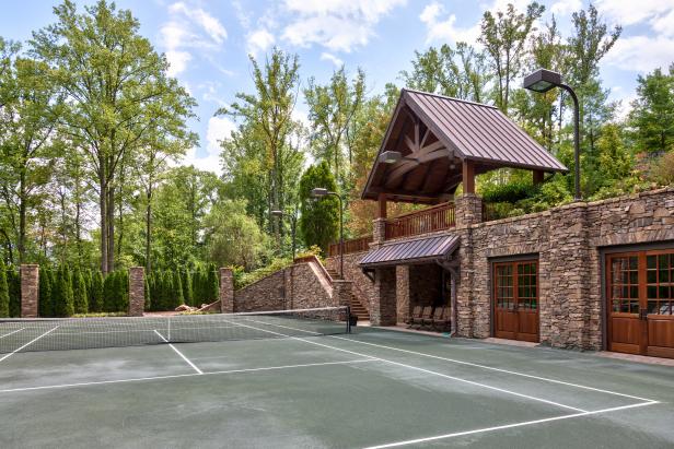 Tennis Court at Rustic Home