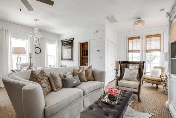 Calm, Coastal Living Room