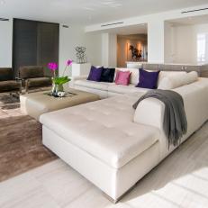 Sophisticated Contemporary Family Room 