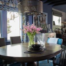 HGTV Urban Oasis 2015 Blue Dining Room