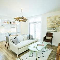 Contemporary Open Concept Living Room