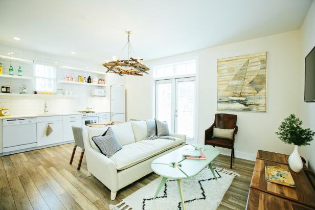 Contemporary Open Concept Living Room | HGTV