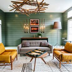 Rustic-Inspired Clubhouse With Midcentury Modern Pizzazz